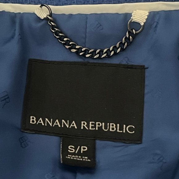 Banana Republic Royal Blue Peacoat - Wool blend - size S, but will fit size M - Picture 11 of 16